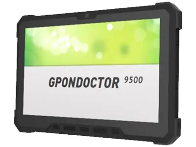 GPONDoctor 10K dual licensed for GPON and XGSPON. Includes tablet, fiber patchcords, attenuators and colorless splitter